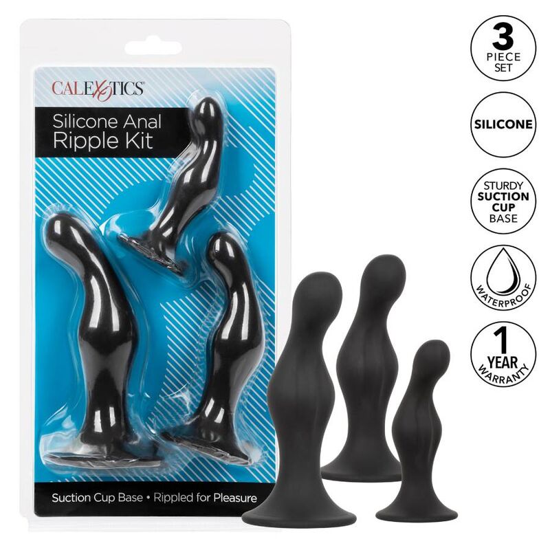 Comprar CALEXOTICS Anal Ripple Kit – Kit De Juguetes Con Diseño Graduado Para Autoexploración Placentera-Noxtic