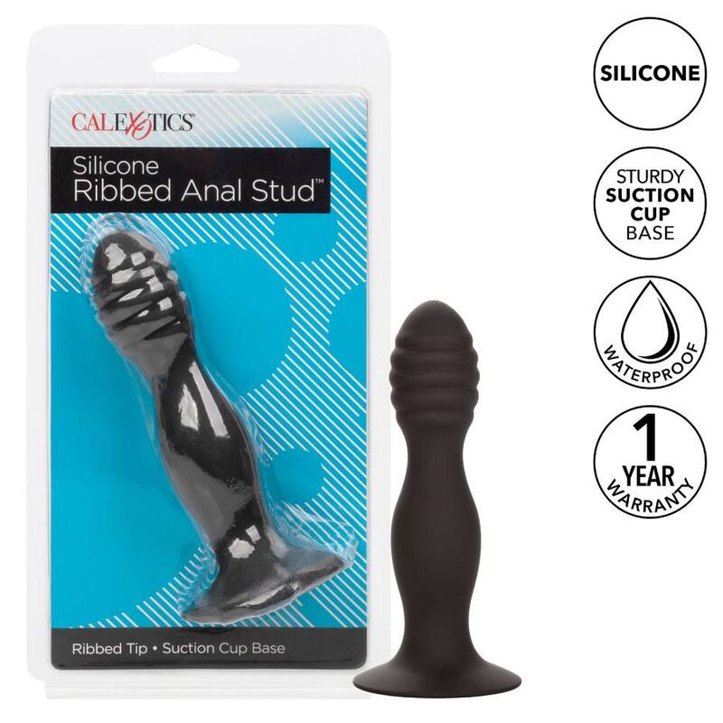 Comprar CALEXOTICS Ribbed Anal Stud – Diseño Acanalado Para Placer Intenso-Noxtic
