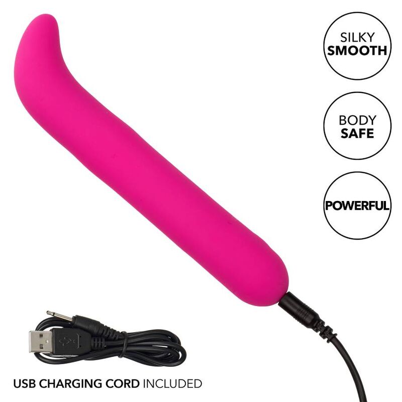 Comprar CALEXOTICS Bliss G Vibe Rosa – Vibrador Recargable Con Diseño Curvado De Silicona Médica-Noxtic