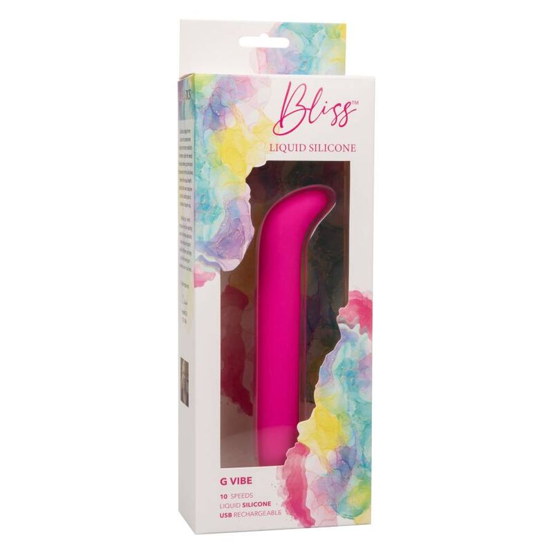 Comprar CALEXOTICS Bliss G Vibe Rosa – Vibrador Recargable Con Diseño Curvado De Silicona Médica-Noxtic