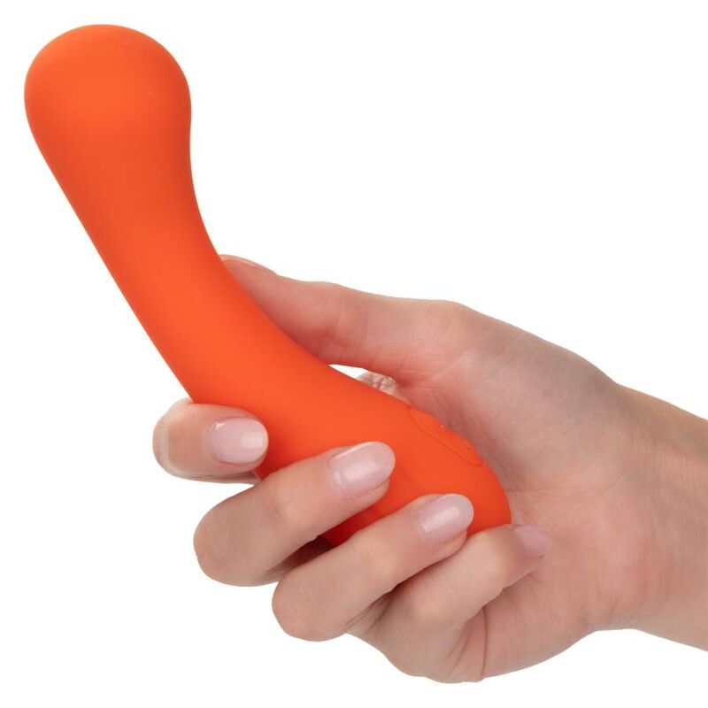 Comprar CALEXOTICS Stella G-Wand Naranja – Vibrador Recargable Con Diseño Curvilíneo Para Placer Intenso-Noxtic