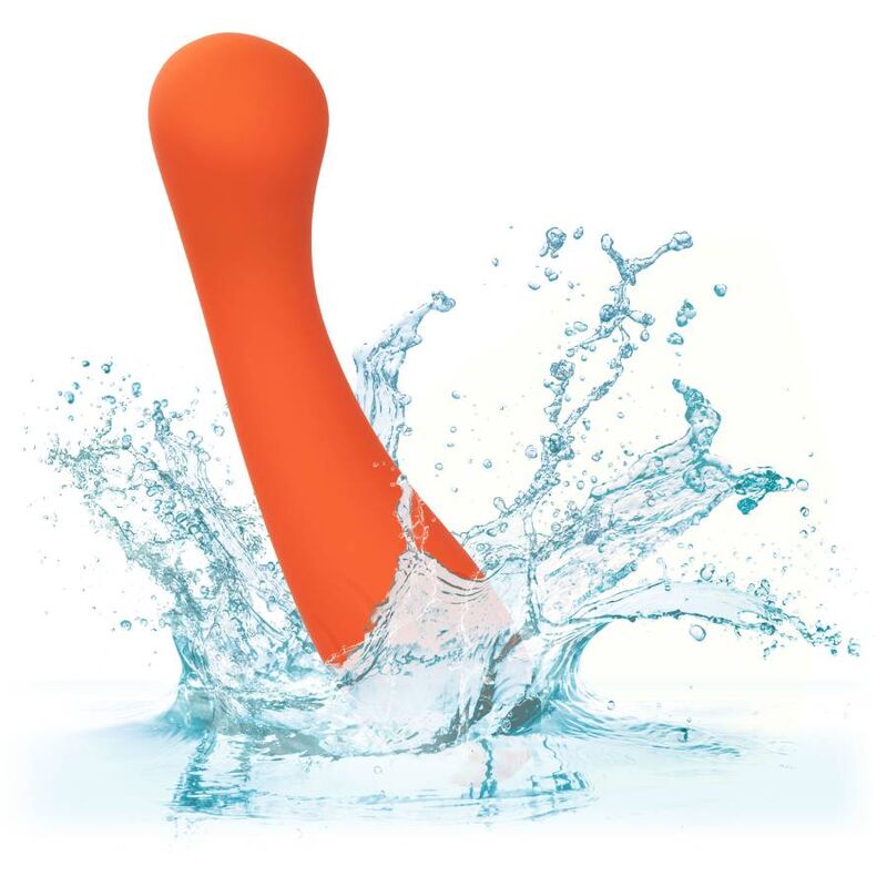 Comprar CALEXOTICS Stella G-Wand Naranja – Vibrador Recargable Con Diseño Curvilíneo Para Placer Intenso-Noxtic