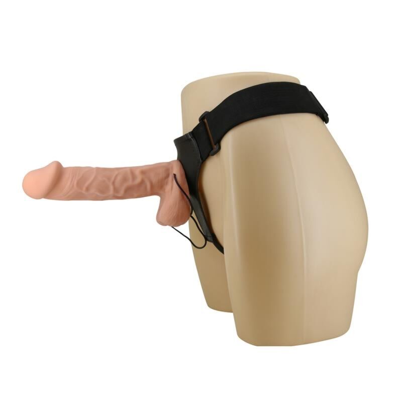 Comprar BAILE Ultra Passionate Harness 26 Cm Natural – Arnés Ajustable Con Dildo Suave Y Realista-Noxtic