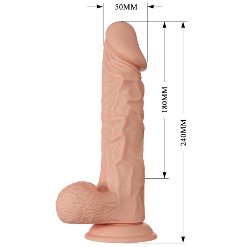 Comprar BAILE Beautiful Encounter Buraq Vibración 24 Cm Natural – Diseño Realista Para Placer Intenso-Noxtic