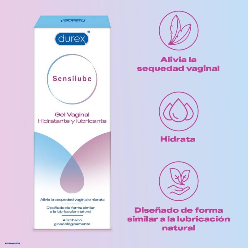 Comprar Durex Sensilube Gel Hidratante 40 Ml – Gel Lubricante Para Máxima Hidratación Y Comodidad-Noxtic