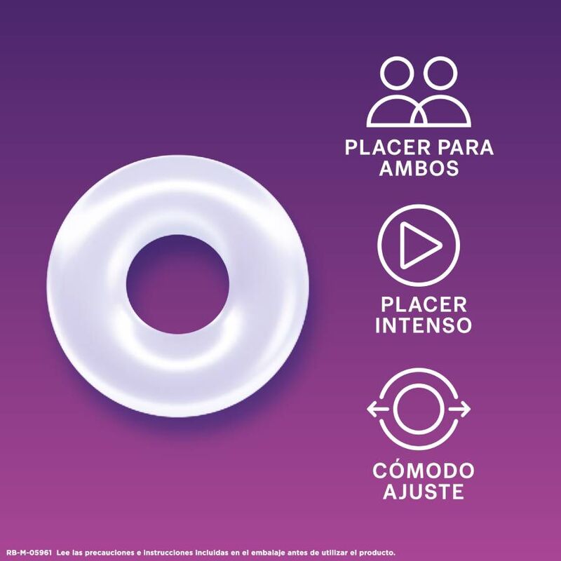 DUREX Anillo De Placer – Estimulador Con Diseño Innovador Para Mayor Comodidad