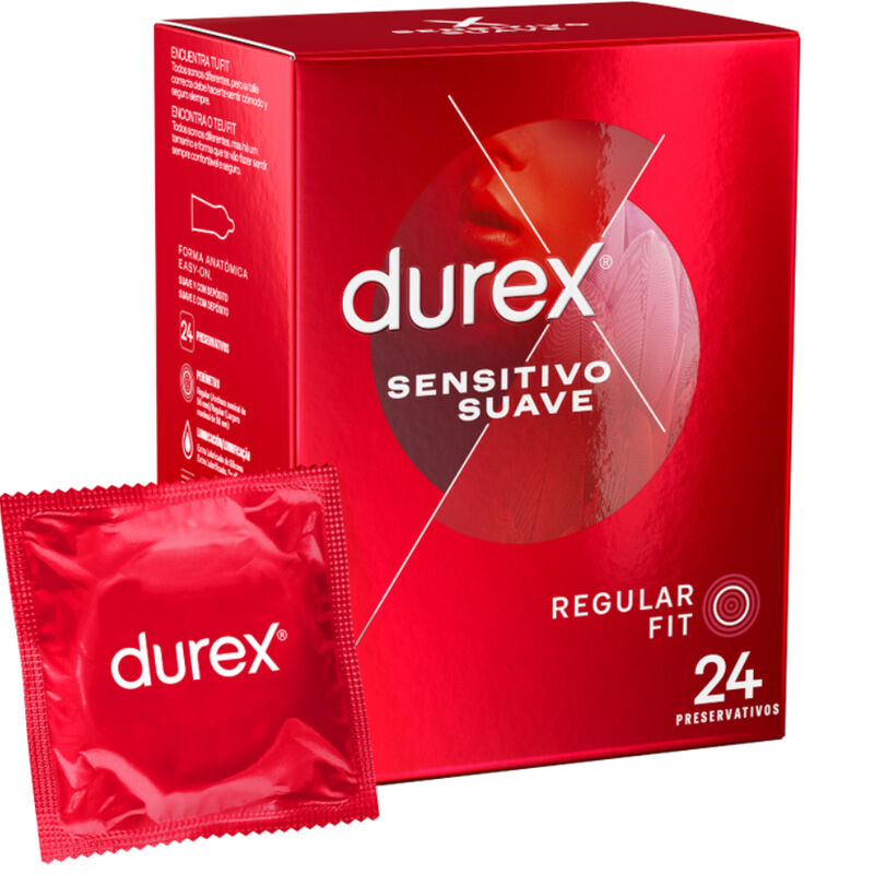 Comprar DUREX Sensitivo Suave 24 Unidades – Preservativos Ultra Finos Para Máxima Comodidad-PRESERVATIVOS-Noxtic
