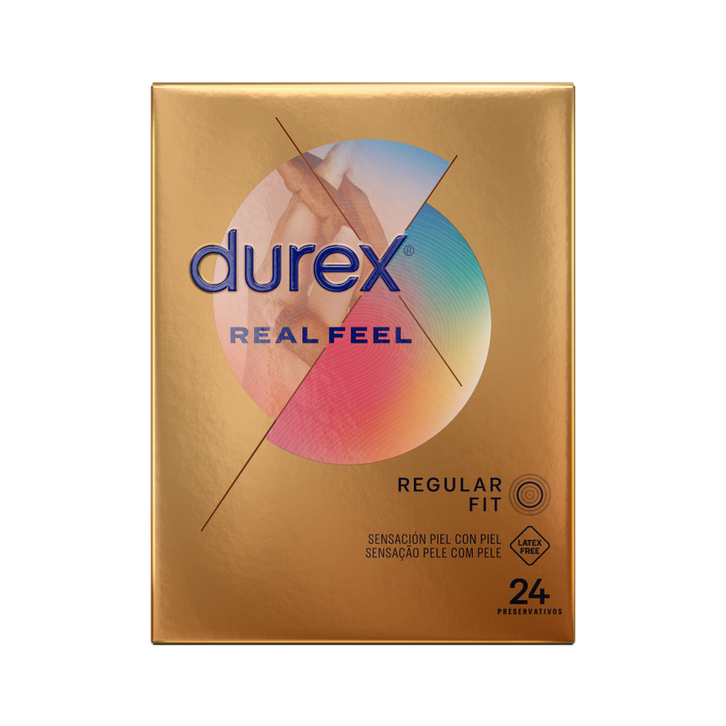 Comprar DUREX Real Feel 24 Unidades – Preservativos Sin Látex Para Sensación Natural-PRESERVATIVOS-Noxtic