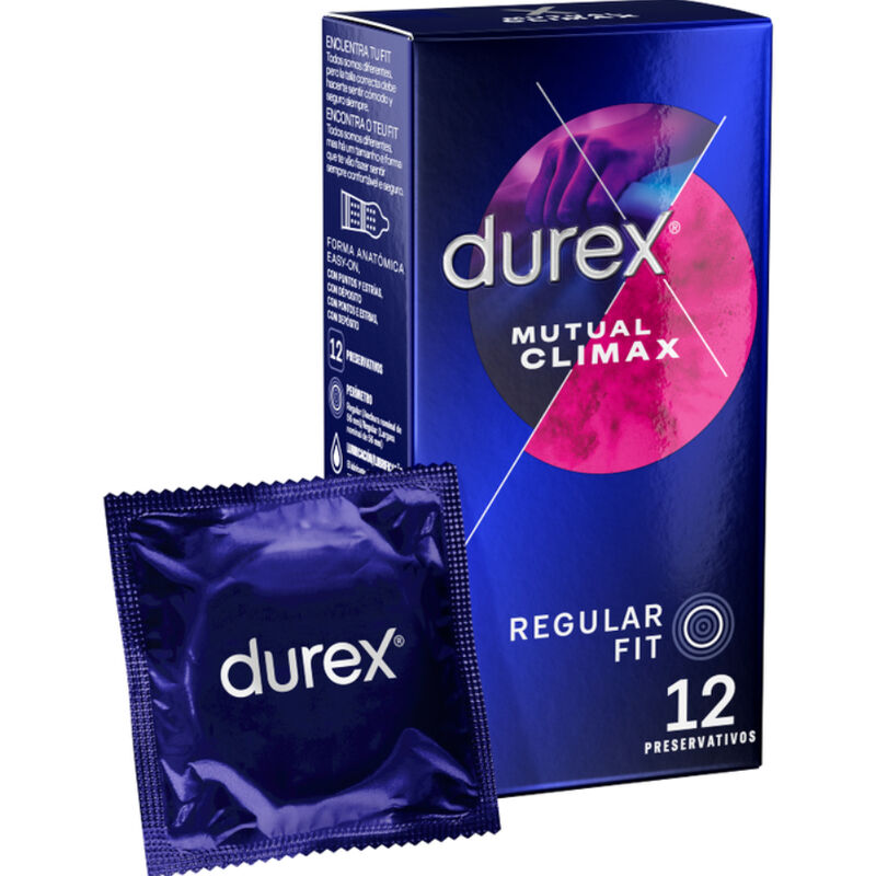 Comprar DUREX Climax Mutuo 12 Unidades – Preservativos Con Diseño Que Potencia El Placer Compartido-PRESERVATIVOS-Noxtic