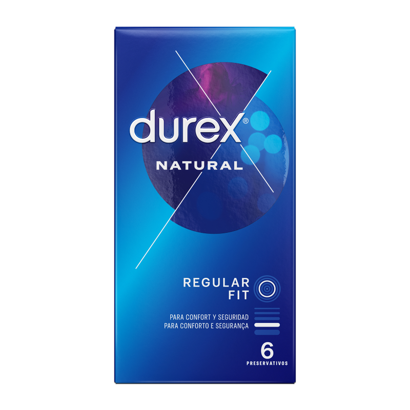 DUREX Natural Classic 6 Unidades – Preservativos De Alta Calidad Para Placer Seguro
