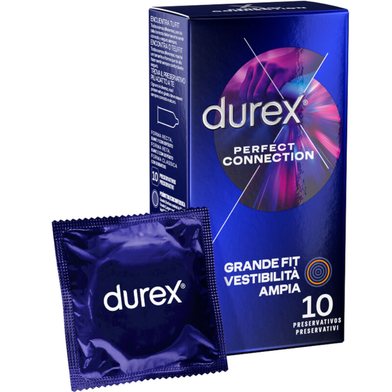 Comprar DUREX Perfect Connection Extra Lubricación Silicona – Protección Confortable Para Experiencias Íntimas Placenteras-PRESERVATIVOS-Noxtic