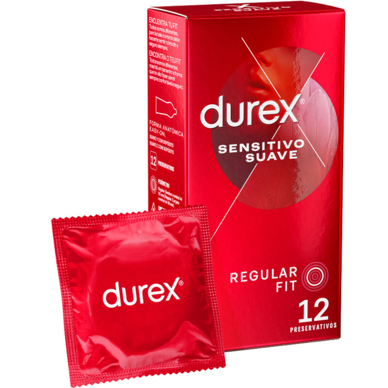 Comprar DUREX Sensitivo Suave 12 Unidades – Preservativos Ultrafinos Para Sensaciones Naturales-PRESERVATIVOS-Noxtic