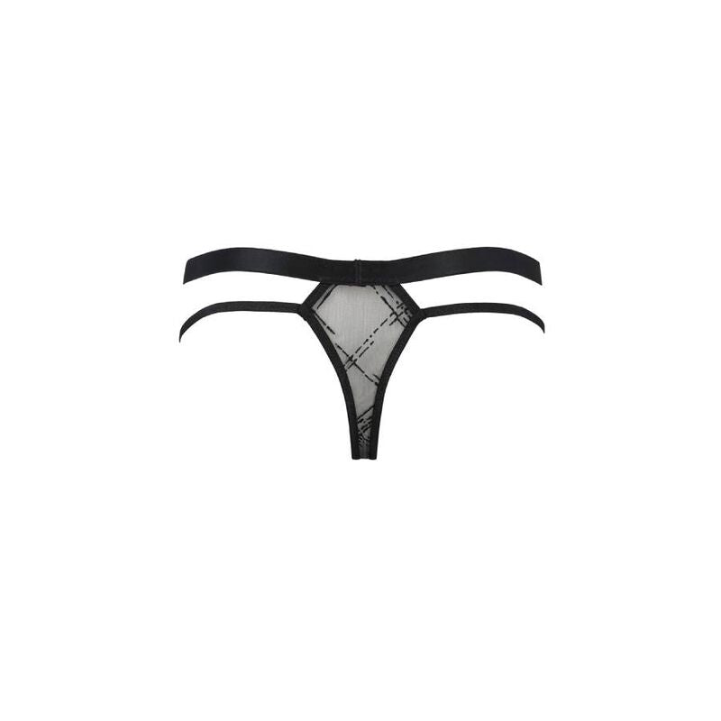Comprar PASSION Tanga Collin Negro S M – Ropa Íntima Elegante Para Comodidad Diaria-Noxtic