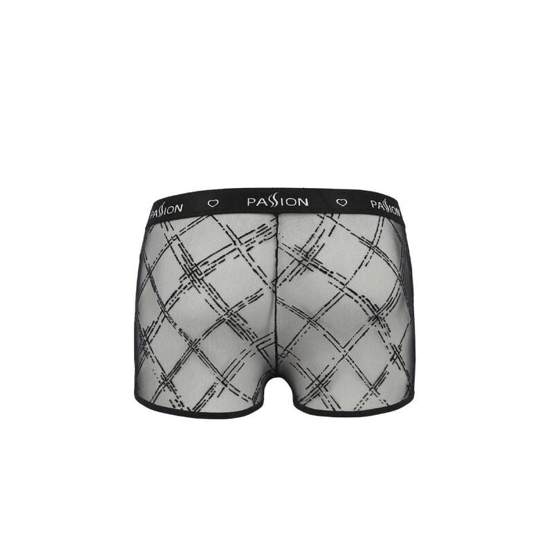 PASSION 032 Short James Negro S M – Ropa Íntima Con Diseño Elegante Para Comodidad Y Libertad Sensual
