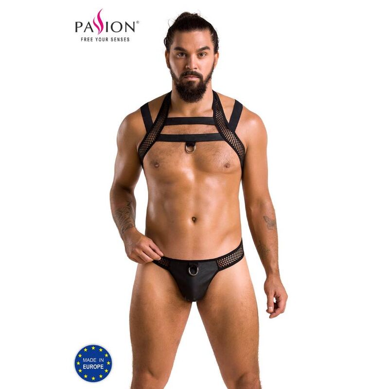 Comprar PASSION 043 Set Jacob Negro L XL – Conjunto De Lencería Elegante Para Comodidad Y Sensualidad-Noxtic