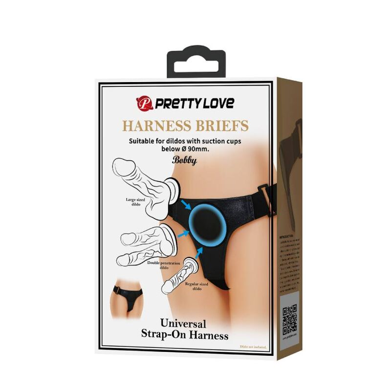 Comprar Pretty Love Arnés Universal Negro – Diseño Ergonómico Para Libertad Sensorial-Noxtic