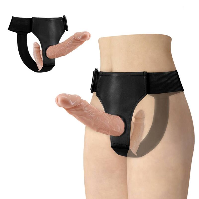 Comprar BAILE Ultra Passionate Harness Doble Dildos – Diseño Innovador Para Experiencias Compartidas-Noxtic