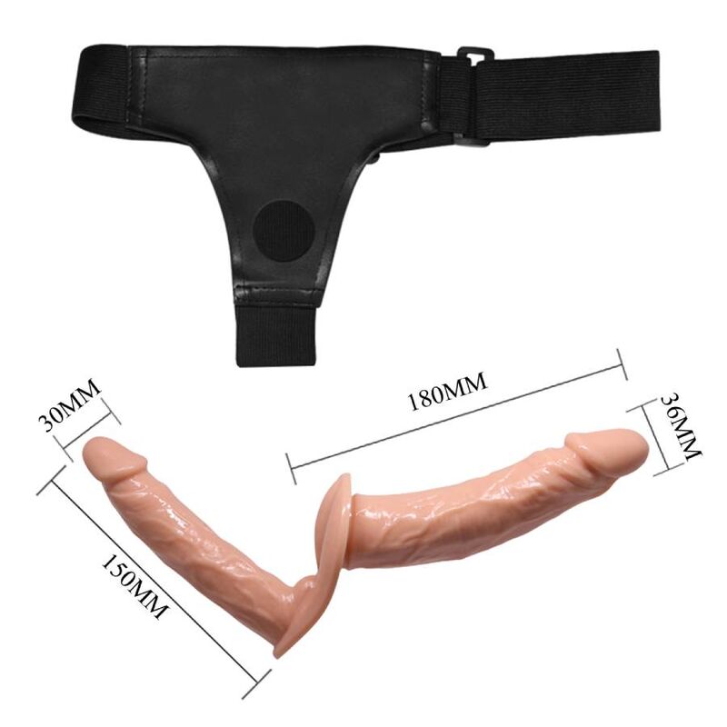 Comprar BAILE Ultra Passionate Harness Doble Dildos – Diseño Innovador Para Experiencias Compartidas-Noxtic