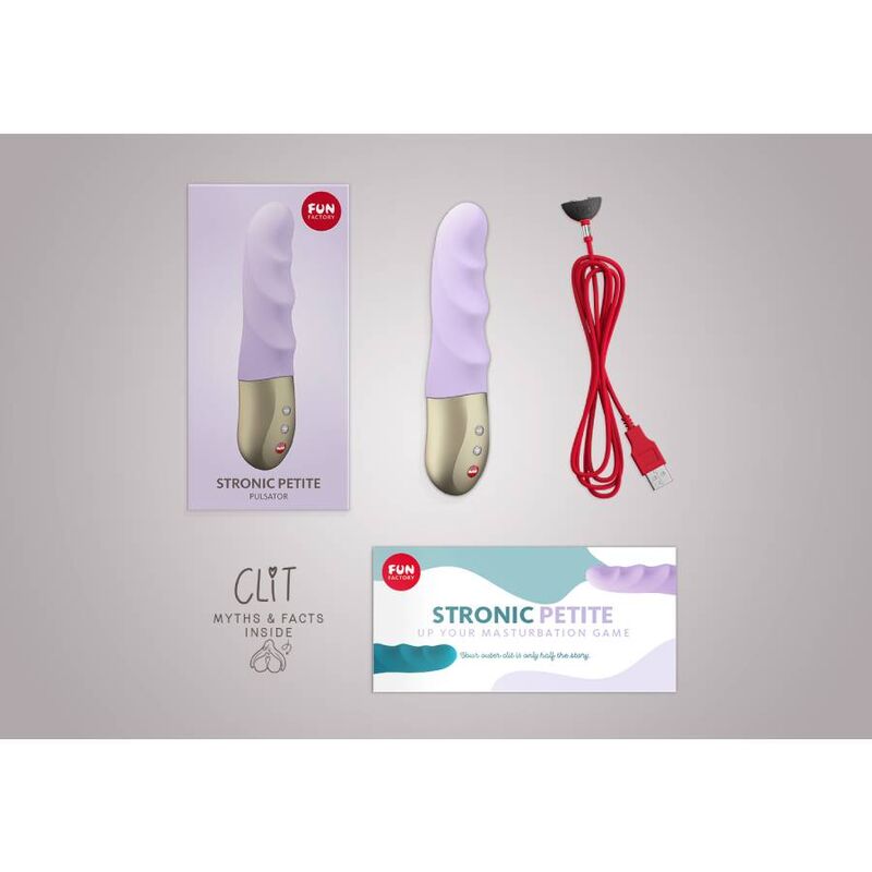 Comprar FUN FACTORY Stronic Petite Vibrador Pastel – Vibrador Recargable Con Tecnología De Empuje Para Principiantes-Noxtic