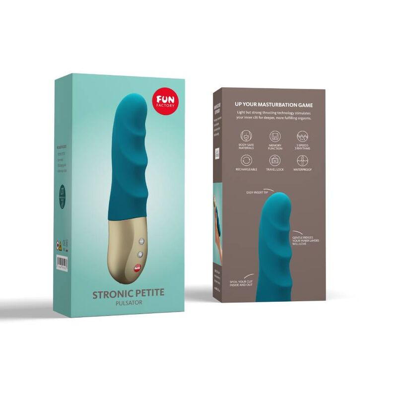 Comprar FUN FACTORY Stronic Petite Vibrador Deep Azul – Diseño Compacto Para Placer Sensacional-Noxtic