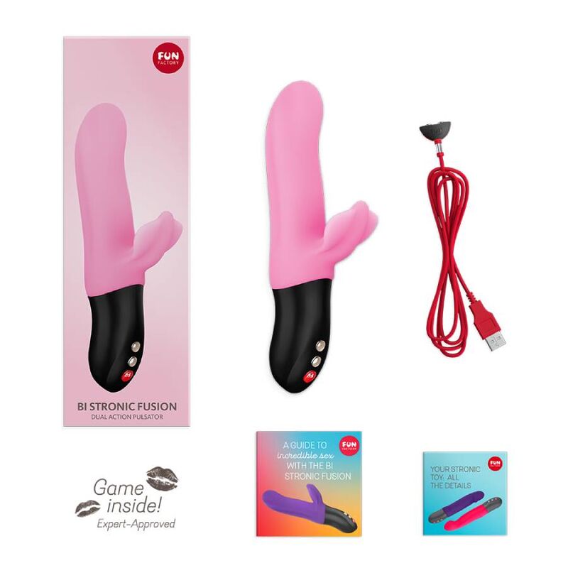 Comprar FUN FACTORY Bi Stronic Fusion Rosa – Innovador Juguete Erótico Con Diseño Elegante Para Placer Sensorial-Noxtic