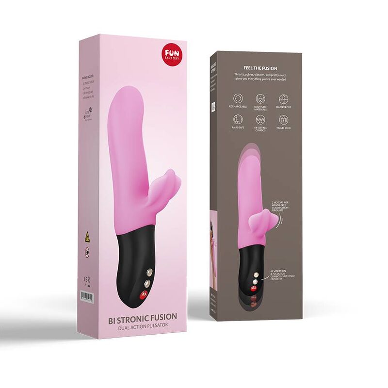 Comprar FUN FACTORY Bi Stronic Fusion Rosa – Innovador Juguete Erótico Con Diseño Elegante Para Placer Sensorial-Noxtic