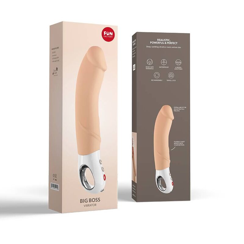 Comprar FUN FACTORY Big Boss G5 Nude – Vibrador Recargable Con Diseño Ergonómico Para Placer Intenso-Noxtic