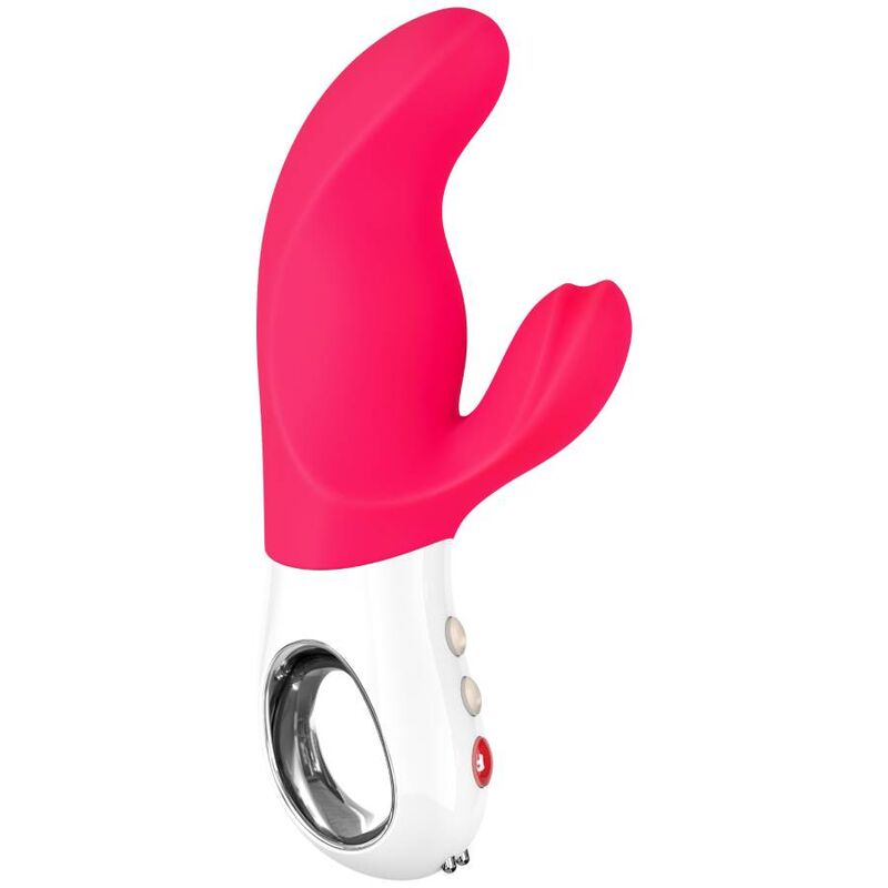 Comprar FUN FACTORY Miss Bi Doble Vibrador Rosa Blanco – Estimulador Recargable Con Diseño Ergonómico-Noxtic