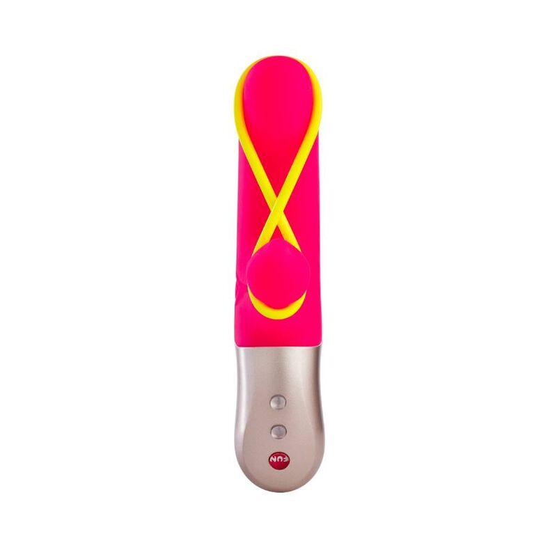 Comprar FUN FACTORY Amorino Mini Vibrador Rosa Y Amarillo Neon – Vibrador Recargable Compacto Para Placer Intenso-Noxtic