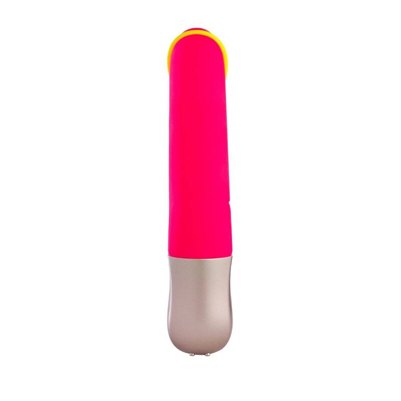 Comprar FUN FACTORY Amorino Mini Vibrador Rosa Y Amarillo Neon – Vibrador Recargable Compacto Para Placer Intenso-Noxtic