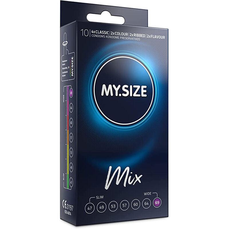 Comprar MY SIZE Mix Preservativos 69 Mm 10 Unidades – Diseño Personalizado Para Máxima Comodidad-PRESERVATIVOS-Noxtic