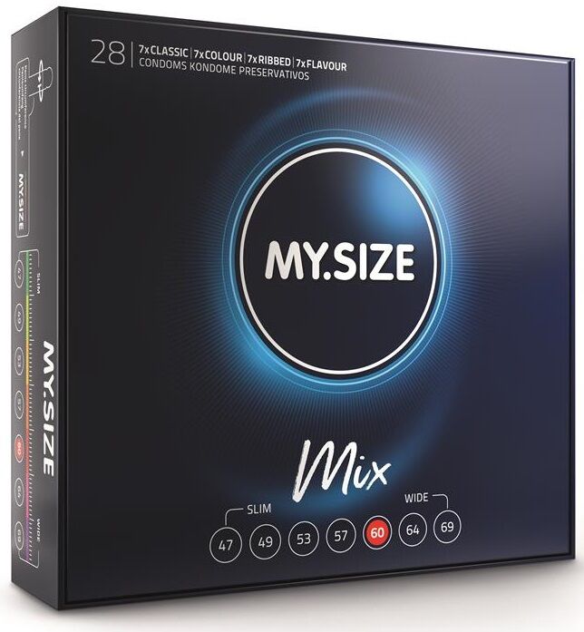 Comprar MY SIZE Mix Preservativos 60 Mm 28 Unidades – Variedad Segura Para Placer Confiable-PRESERVATIVOS-Noxtic