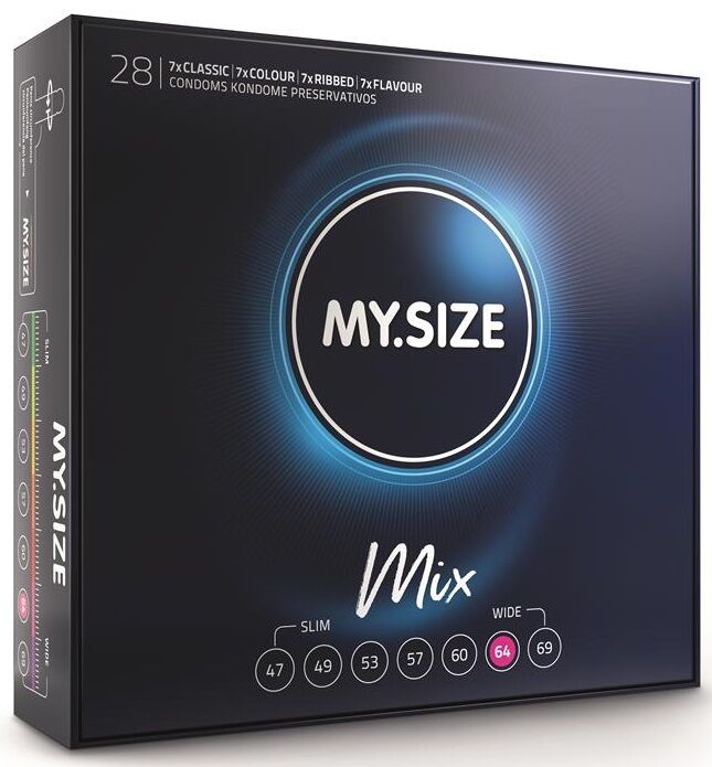 Comprar MY SIZE Mix Preservativos 64 Mm 28 Unidades – Ajuste Perfecto Para Mayor Comodidad-PRESERVATIVOS-Noxtic