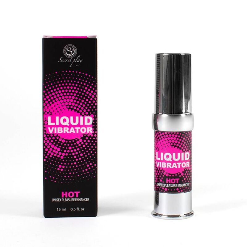 SECRETPLAY Hot Stimulator Liquid Vibrator 15 ML – Gel stimolante con effetto calore e aroma alla fragola