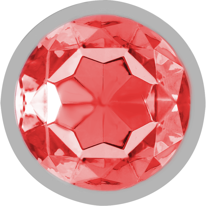 Comprar INTENSE Plug Anal Metal Con Cristal Rojo Talla L – Diseño Elegante Para Bienestar Sensual-Noxtic