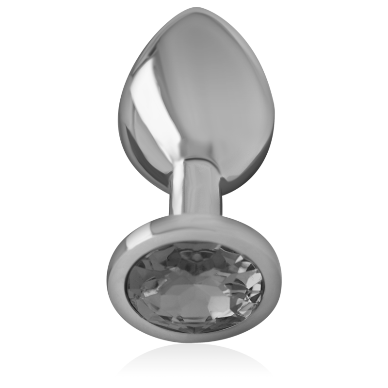 Comprar INTENSE Plug Anal Metal Con Cristal Negro Talla L – Diseño Glamuroso Para Una Experiencia Sensorial Única-Noxtic