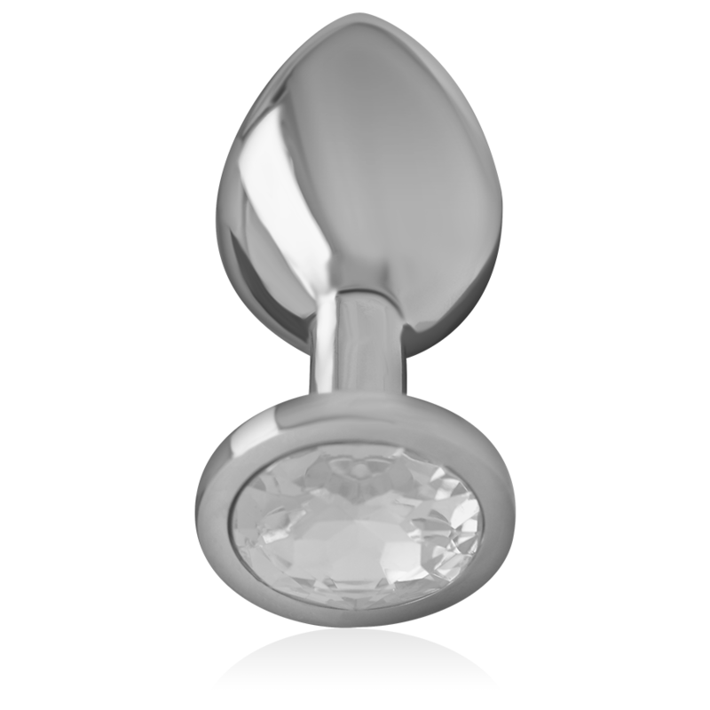 Comprar INTENSE Plug Anal Metal Con Cristal Plata Talla M – Diseño Elegante Para Una Experiencia Sensorial Única-Noxtic
