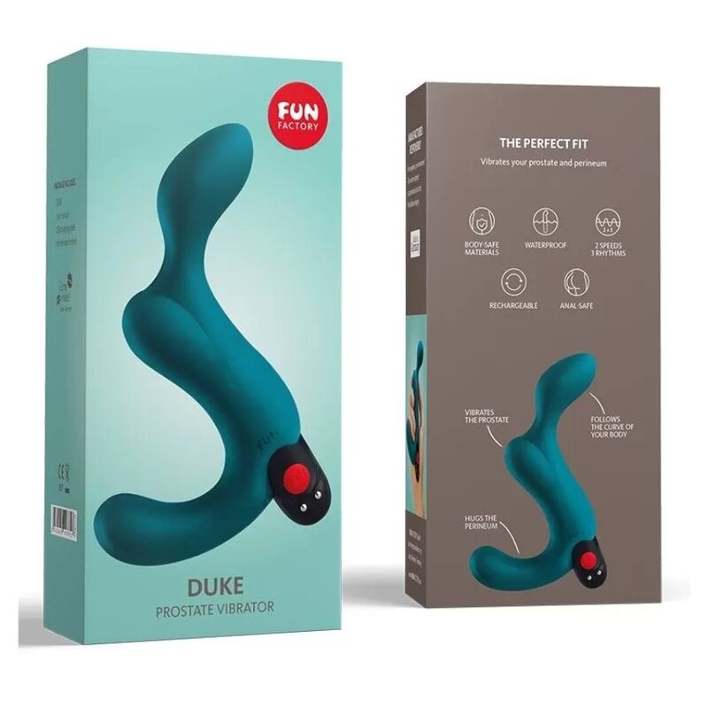 Comprar FUN FACTORY Duke Estimulador Prostático Deep Azul – Juguete Erótico Con Diseño Innovador Para Placer Personal-Noxtic