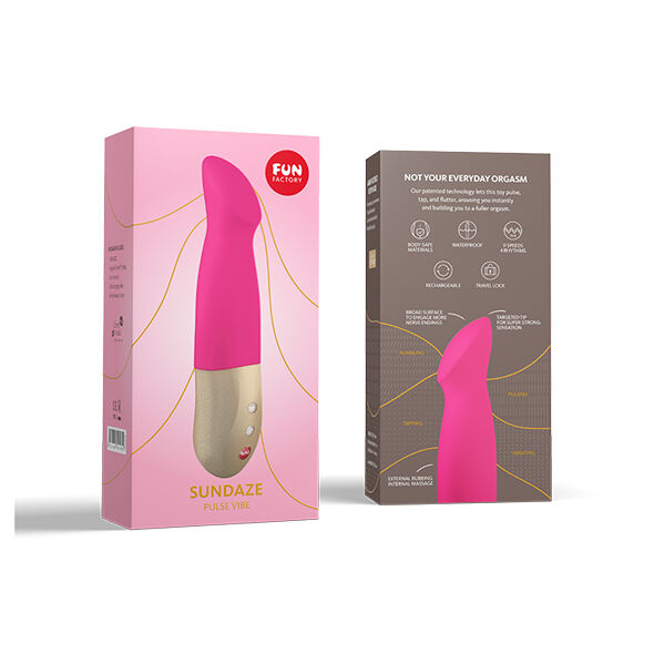 Comprar FUN FACTORY Sundaze Vibrador Pulse Vibe Fucsia Rosa – Vibrador Ergonómico Con Tecnología Innovadora-Noxtic