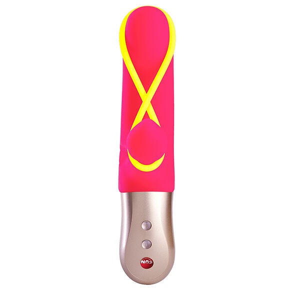 Comprar FUN FACTORY Amorino Mini Vibrador Rosa Y Amarillo Neon – Vibrador Recargable Compacto Para Placer Intenso-Noxtic