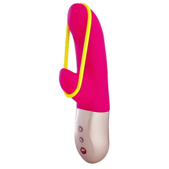 Comprar FUN FACTORY Amorino Mini Vibrador Rosa Y Amarillo Neon – Vibrador Recargable Compacto Para Placer Intenso-Noxtic