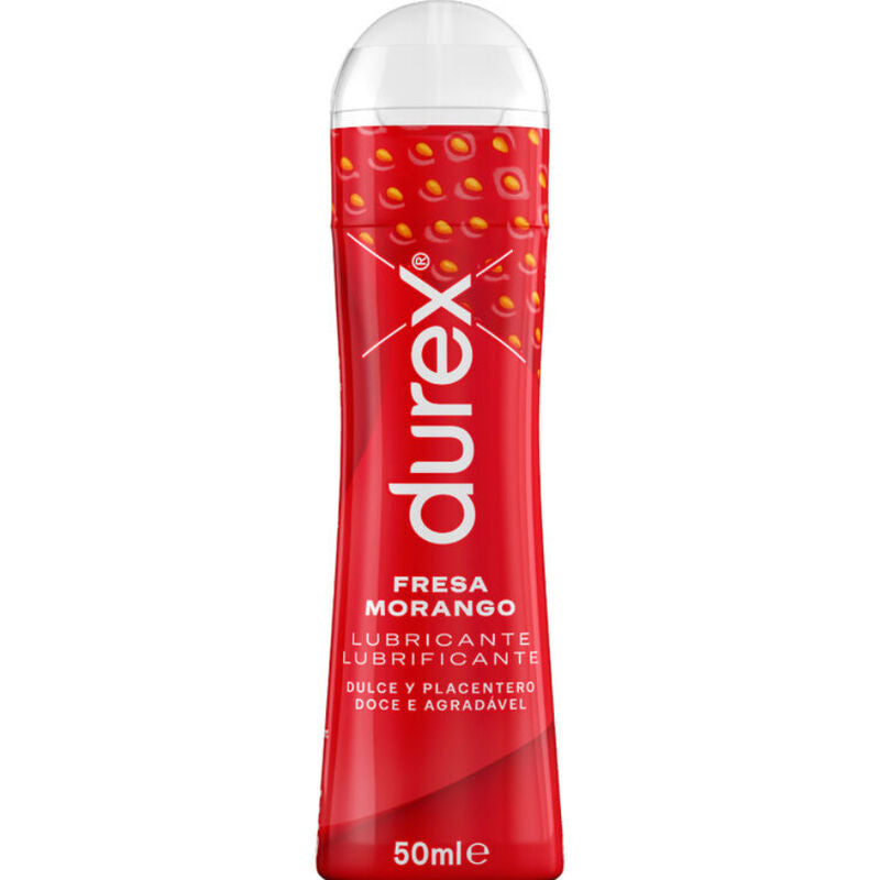Comprar Durex Lubricante Play Fresa 50 Ml – Lubricante Sabor Frutal Para Mayor Placer Sensual-Noxtic