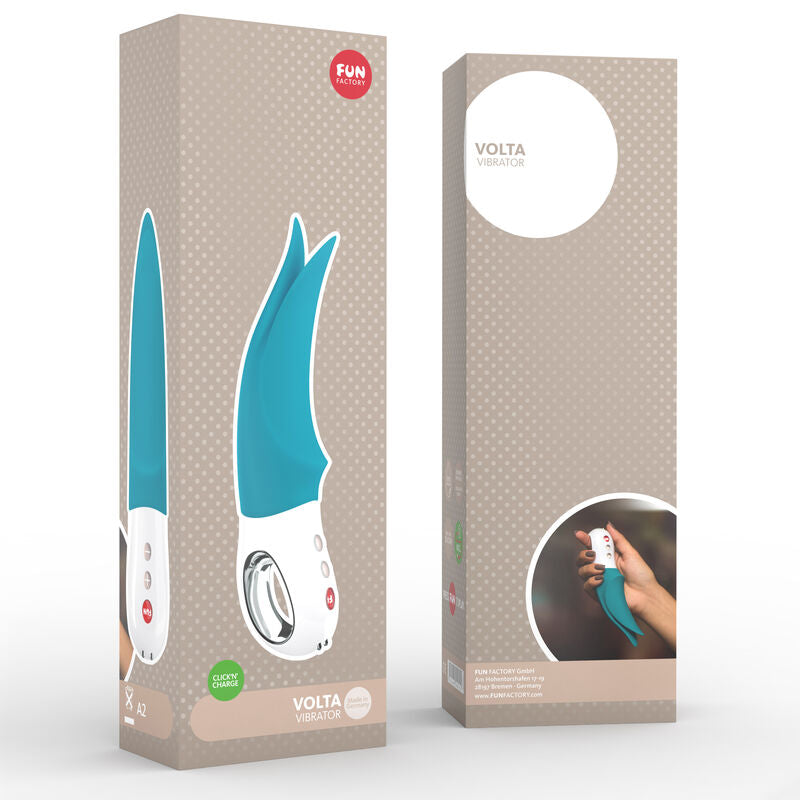 Comprar FUN FACTORY Volta G5 Vibrador Clitoral Petrol – Diseño Ergonómico Recargable Para Placer Sensual-Noxtic