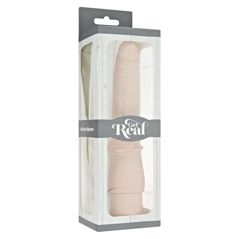 Comprar GET REAL Classic Smooth Vibrador Natural – Silicona Médica Para Una Experiencia Placentera-Noxtic