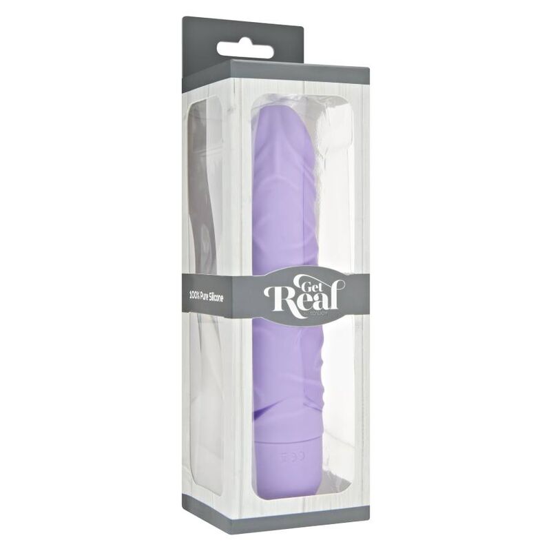 Comprar Get Real Classic Original Vibrador Morado – Diseño Elegante Para Placer Confiable-Noxtic