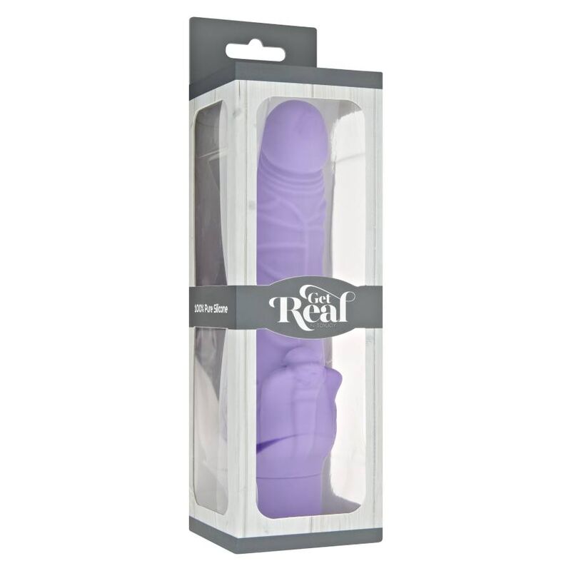 Comprar GET REAL Classic Stim Vibrador Morado – Diseño Ergonómico Para Placer Sensorial-Noxtic