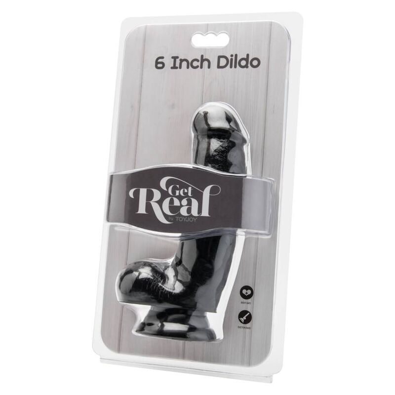 Comprar Get Real Dildo 12 Cm Negro – Diseño Ergonómico Con Acabado Realístico-Noxtic