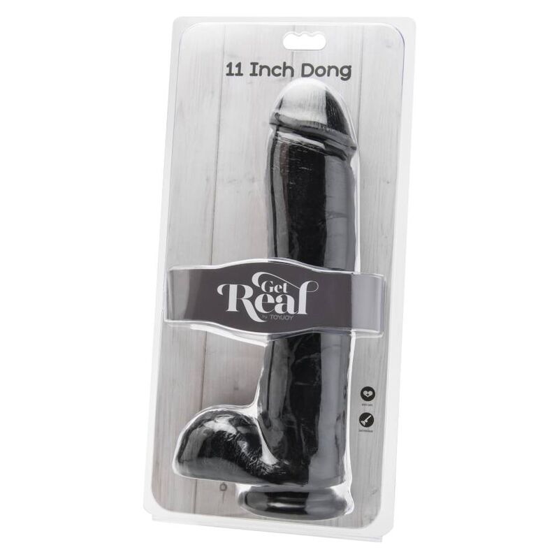 Comprar Get Real Dildo 28 Cm Negro – Diseño Realista Para Placer Íntimo Seguro-Noxtic
