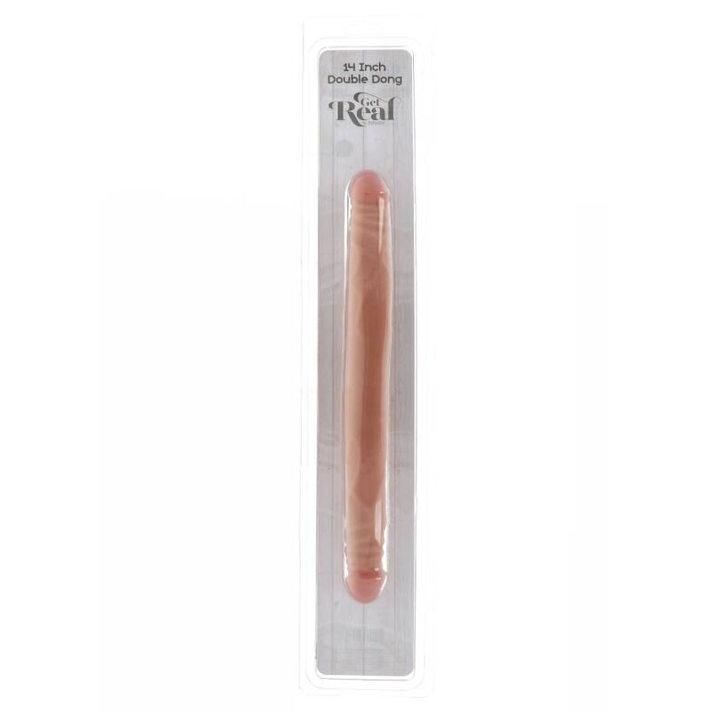 Comprar GET REAL Doble Dong 35 Cm Natural – Diseño Realista Para Placer Compartido-Noxtic