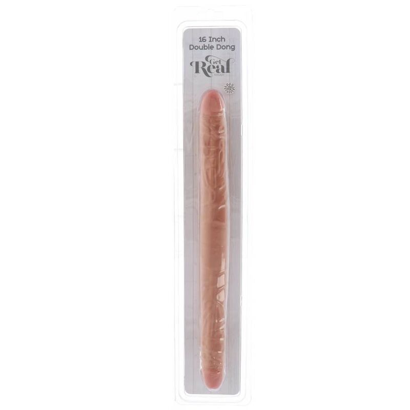 Comprar GET REAL Doble Dong 40 Cm Natural – Diseño Realista Para Placer Compartido-Noxtic